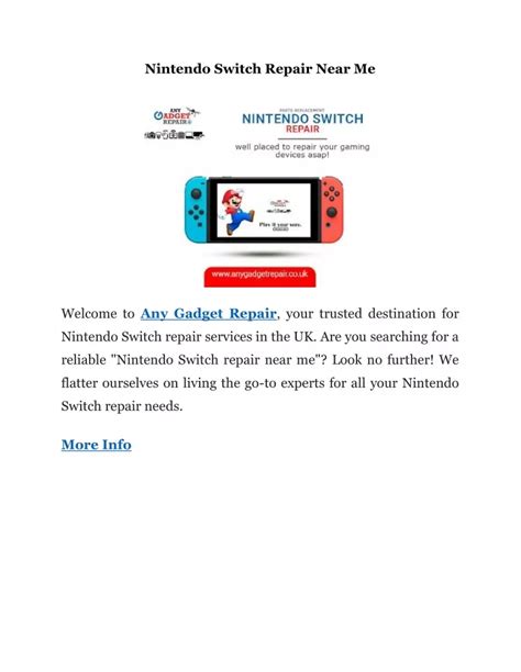 nintendo switch repair near me|Nintendo Support: Repair Information.